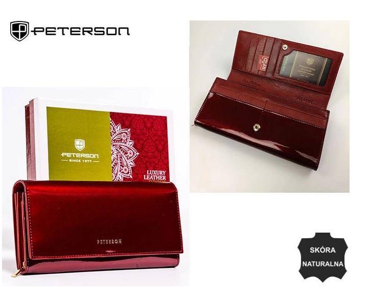 Portfel Damski PETERSON PTN BC 409 1599 RED