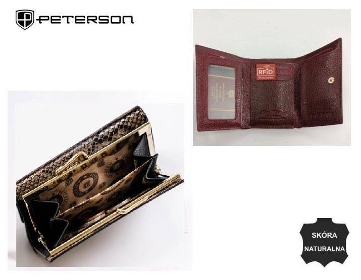 Portfel Damski PETERSON PTN BS 412 4637 SN/RED