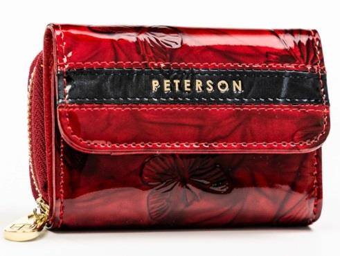 Portfel Damski PETERSON PTN 423229 BF 7150 RED BLA