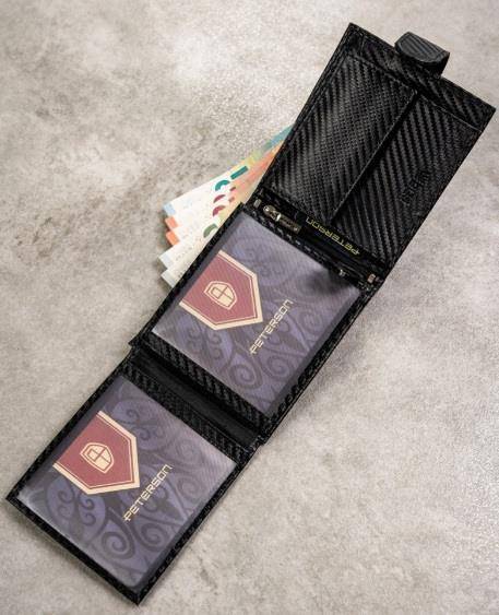 Portfel Męski PETERSON + BRELOK N992L 6877 BLACK