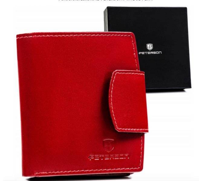 Portfel Damski PETERSON PTN D314 BFA 5315 RED