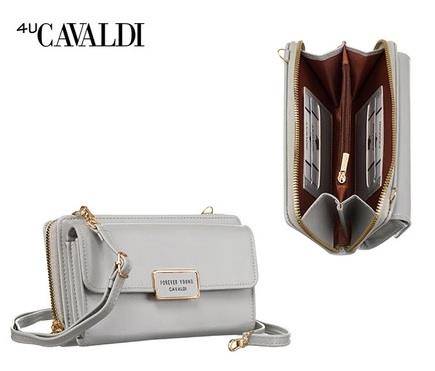 TOREBKO PORTFEL DAMSKA CAVALDI M-18 1538 GRAY