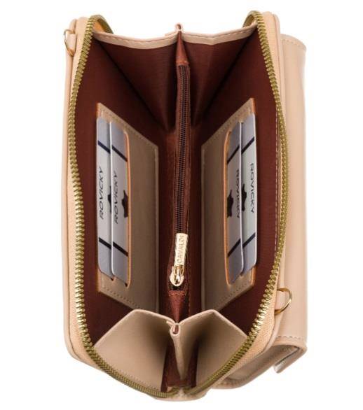 TOREBKO PORTFEL DAMSKA CAVALDI M-18 1521 BEIGE