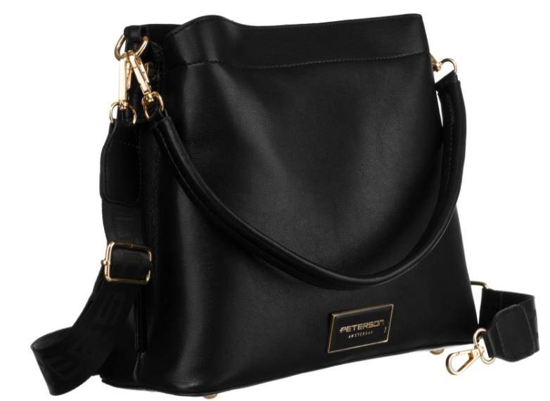 Torebka damska PETERSON PTN H3655 9993 BLACK