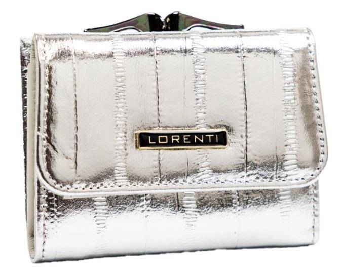 PORTFEL DAMSKI LORENTI SKÓRA 55287 STB 4522 SILVER