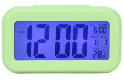 ZEG PF BUDZIK LCD LED 13701 ZIELONY