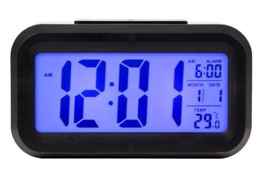 ZEG PF BUDZIK LCD LED 13701 CZARNY