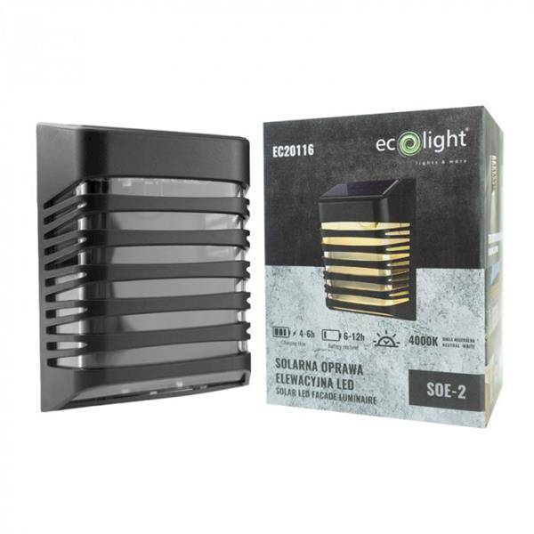 Lampa ECO SOLARNA  ELEWACYJNA SOE-2 EC20116