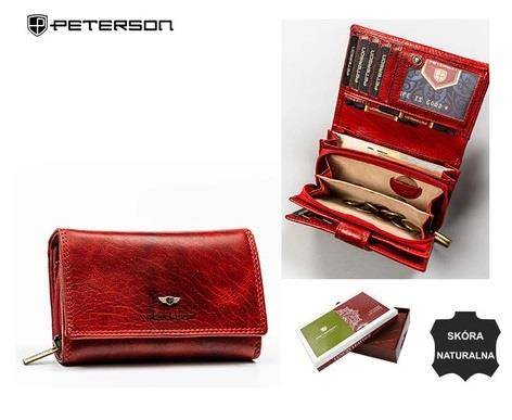 Portfel Damski PETERSON PTN 218 BMVT 3494 RED