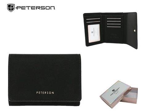 Portfel Damski PETERSON ECO PTN 013 WEI 8421 BLACK