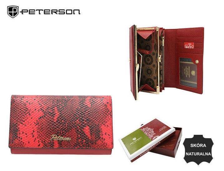Portfel Damski PETERSON PTN SM 466 0629 RED