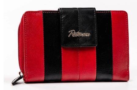 Portfel Damski PETERSON PTN KA 18 4313 RED BLACK