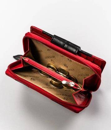 Portfel Damski PETERSON PTN KA 18 4313 RED BLACK