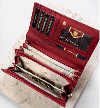 Portfel Damski PETERSON PTN PH20 1 SH 1840 RED