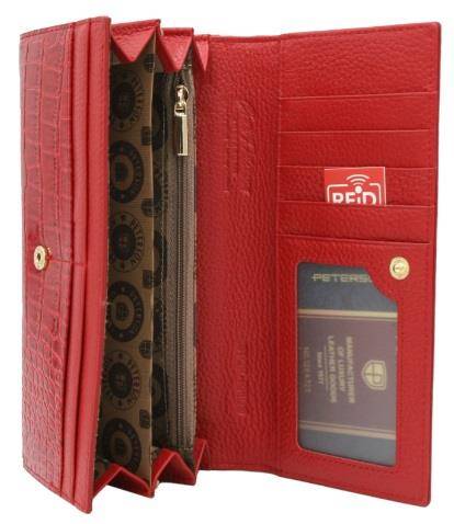 Portfel Damski PETERSON PTN CR 721 1667 RED