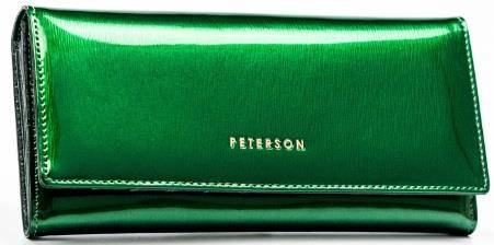 Portfel Damski PETERSON PTN 72037 SH 1001 GREEN