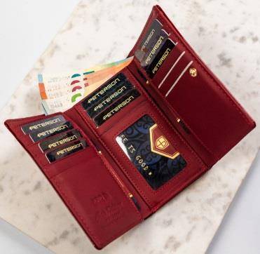 Portfel Damski PETERSON PTN PH23 1 SH 1864 RED