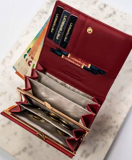 Portfel Damski PETERSON PTN PH30 1 SAF 1970 RED