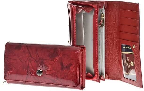Portfel Damski PETERSON PTN 42106 BFBC 8201 RED