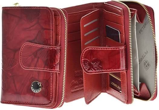 Portfel Damski PETERSON PTN 76115 BFBC 8232 RED