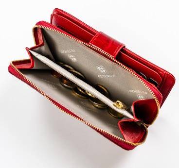 Portfel Damski PETERSON PTN 76116 CB 8744 RED