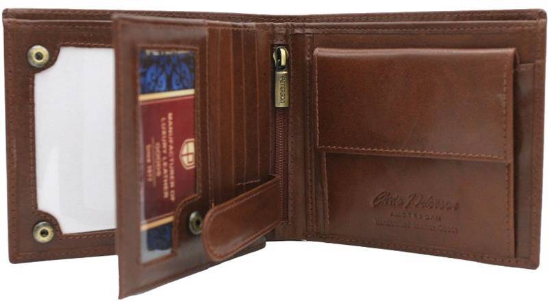 Portfel Męski PETERSON 22305 VT 4522 D.BROWN META