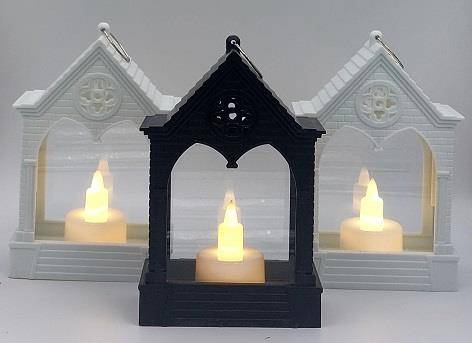 OZDOBY  CHOINK. LAMPION KAPLICZKA 15 CM/12/ KL956