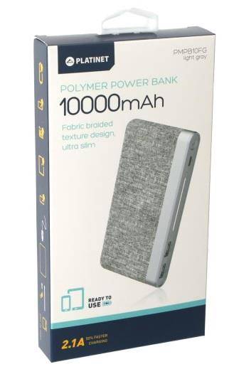 Power Bank PLATINET 10000 mAh polymer LIGHT G44243