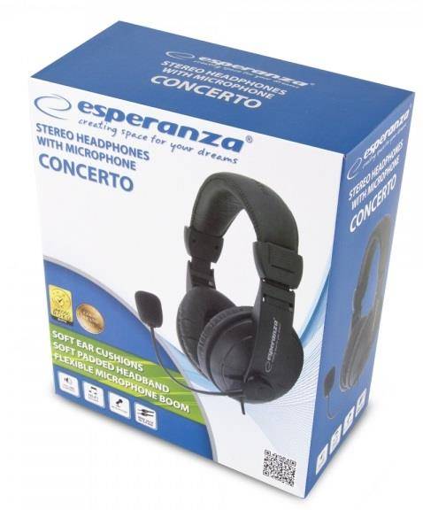 Słuch Esperanza EH 103 z mikrofonem CONCERTO