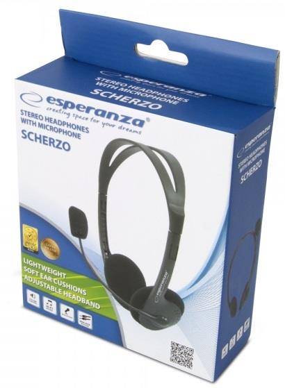 Słuch Esperanza EH 102 z mikrofonem SCHERZO