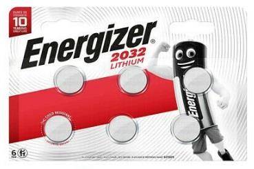 Bateria Energizer CR 2032        6BL /K60
