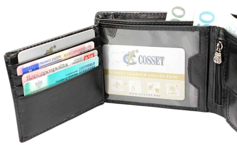 Portfel MĘSKI COSSET 5006 5009 BRĄZ