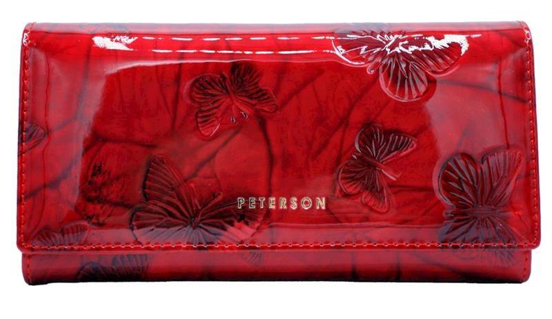 Portfel Damski PETERSON PTN 42100 BF 6993 RED
