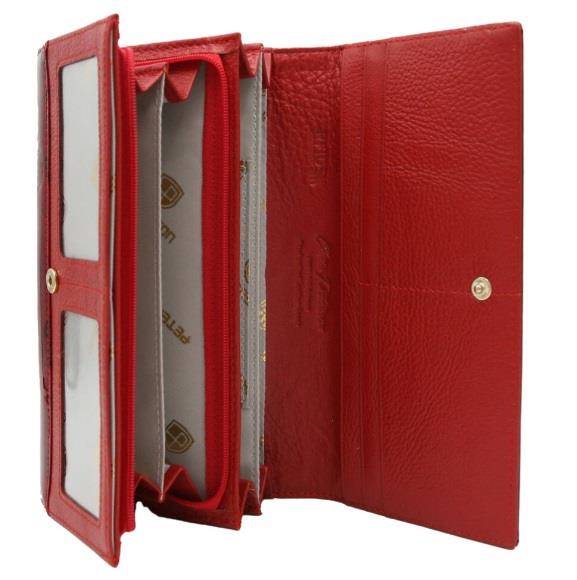 Portfel Damski PETERSON PTN 42100 BF 6993 RED