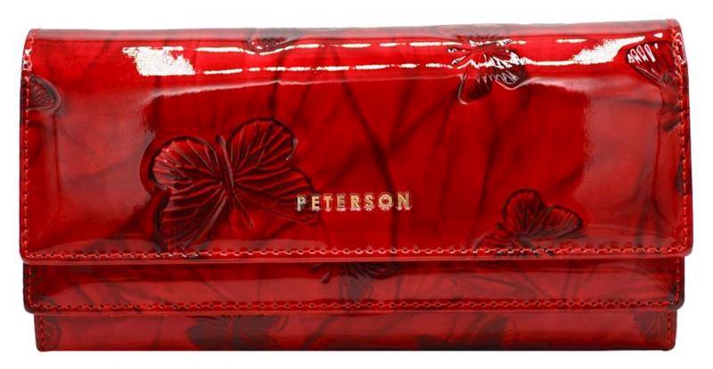 Portfel Damski PETERSON PTN 421028 BF 6948 RED