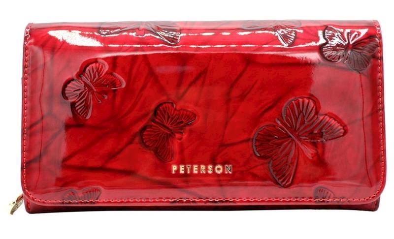 Portfel Damski PETERSON PTN 421077 BF 6955 RED
