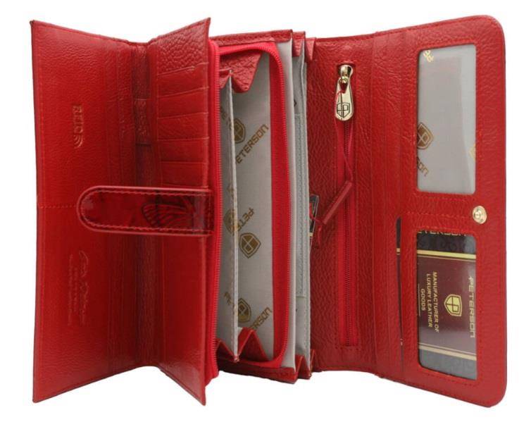Portfel Damski PETERSON PTN 421077 BF 6955 RED