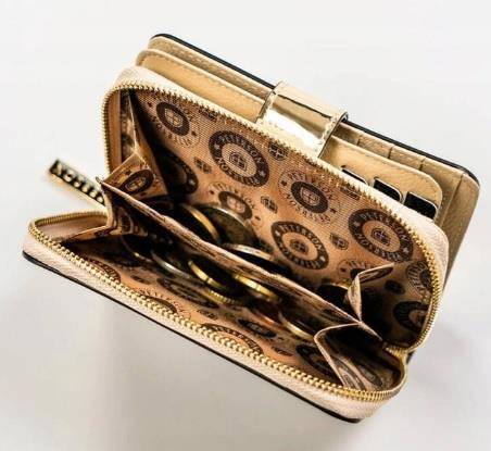 Portfel Damski PETERSON PTN 1N 602 6877 GOLD