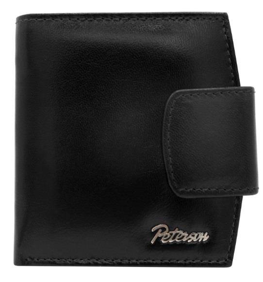 Portfel Męski PETERSON PTN RD 314 GCL M 4161 BLAC