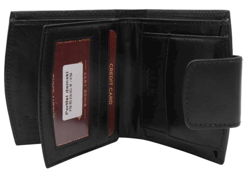 Portfel Męski PETERSON PTN RD 314 GCL M 4161 BLAC