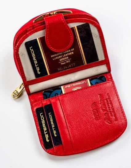 Portfel Damski PETERSON PTN 43972 SGN 8430 RED