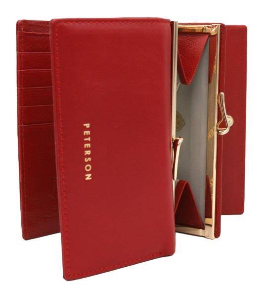 Portfel Damski PETERSON PTN 42108 SGN 7709 RED