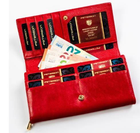 Portfel Damski PETERSON PTN 42106 SGN 8423 RED