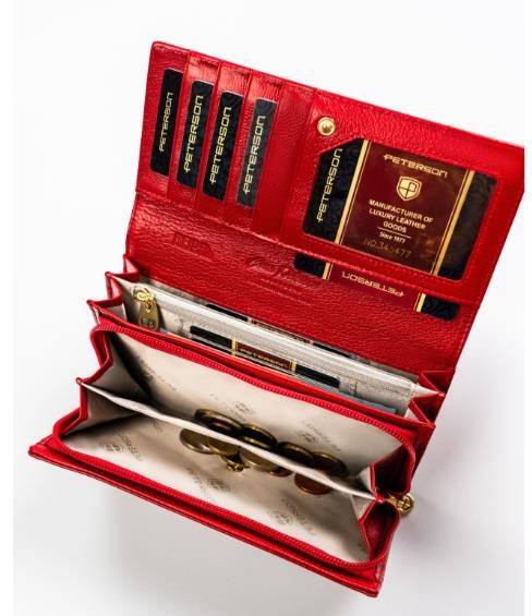 Portfel Damski PETERSON PTN 42106 SGN 8423 RED