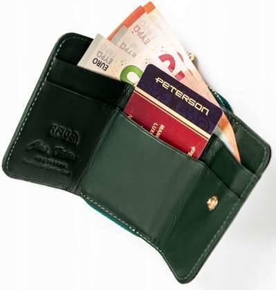Portfel Damski PETERSON PTN 423229 SH 7679 GREEN