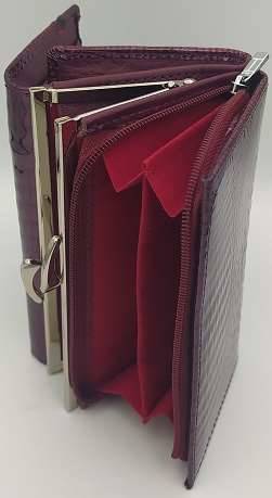 Portfel DAMSKI A. Moretti AE 2155 PURPLE RED/B