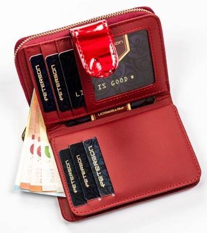 Portfel Damski PETERSON PH31 1 DBF 1634 RED