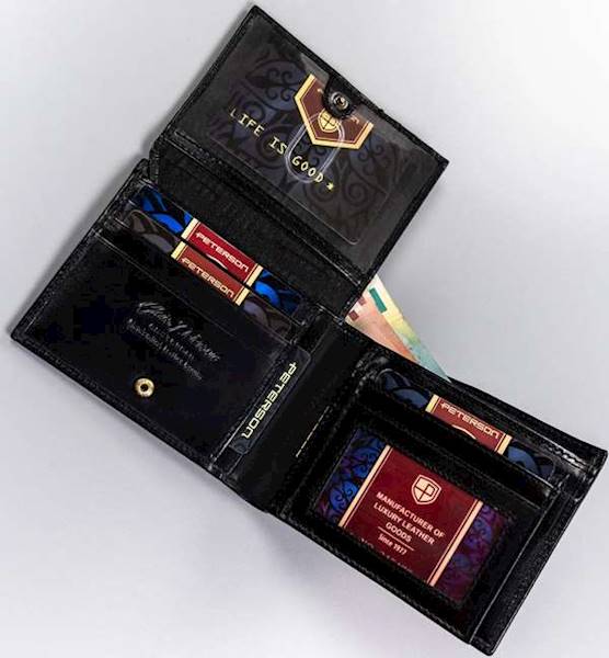 Portfel Męski PETERSON 22301 VT 4362 BROWN