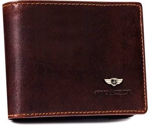 Portfel Męski PETERSON 22301 VT 4362 BROWN
