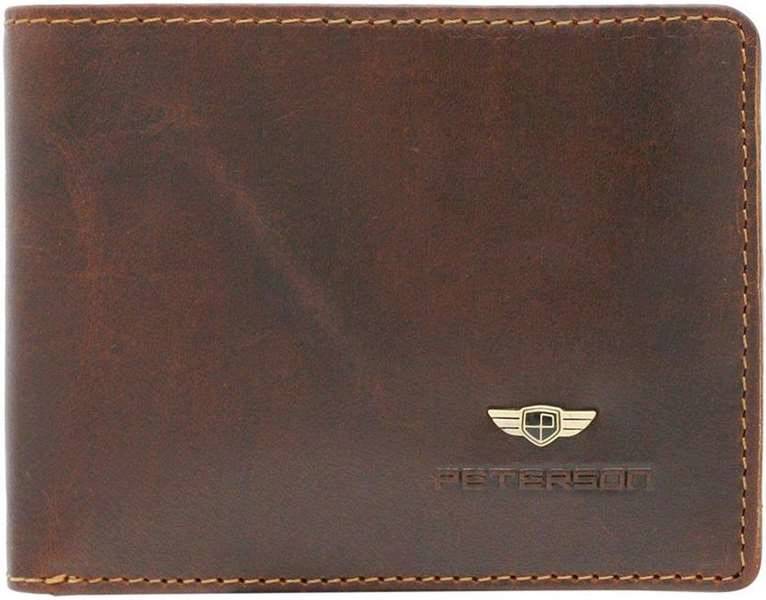 Portfel Męski PETERSON WL 1012 COM 5099 COGNAC